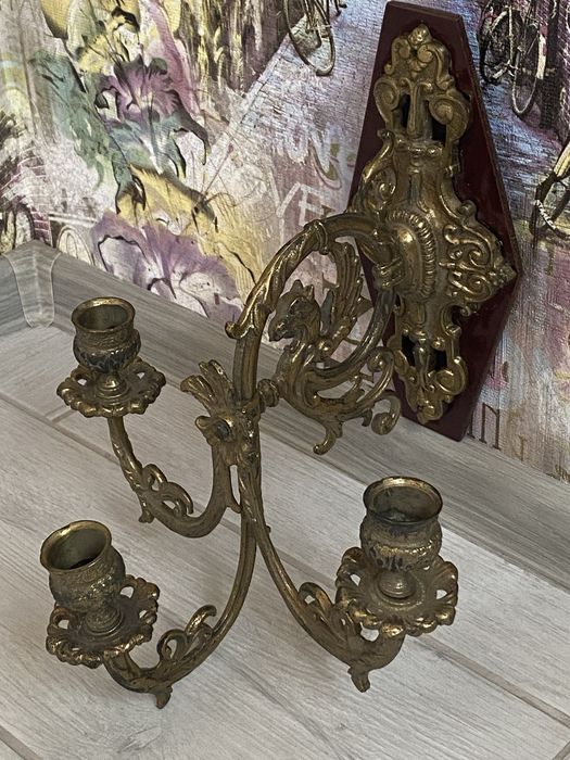 Канделябр бронзовый