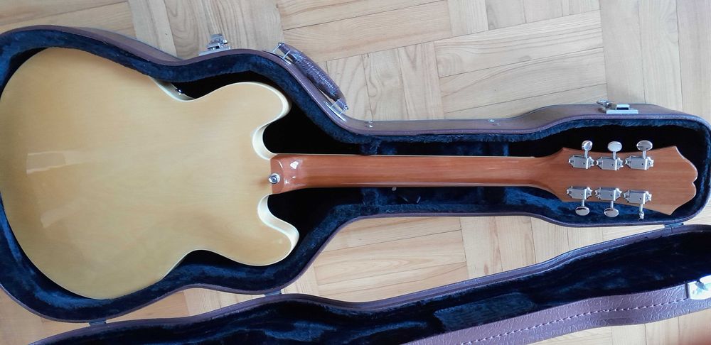 Epiphone Casino,gitara hollowbody,thinline,twardy futerał