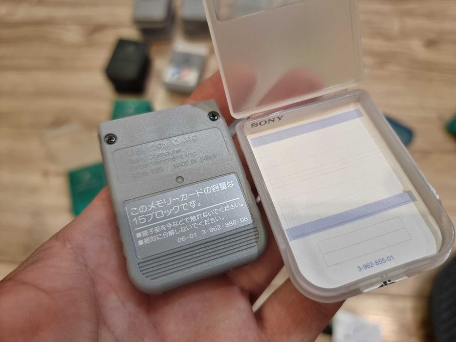 Oryginalna karta pamięci Playstation PSX PS1 SCPH-1020 + pudełko JAPAN