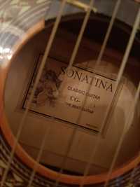 Guitarra Sonatina Clássica com capa