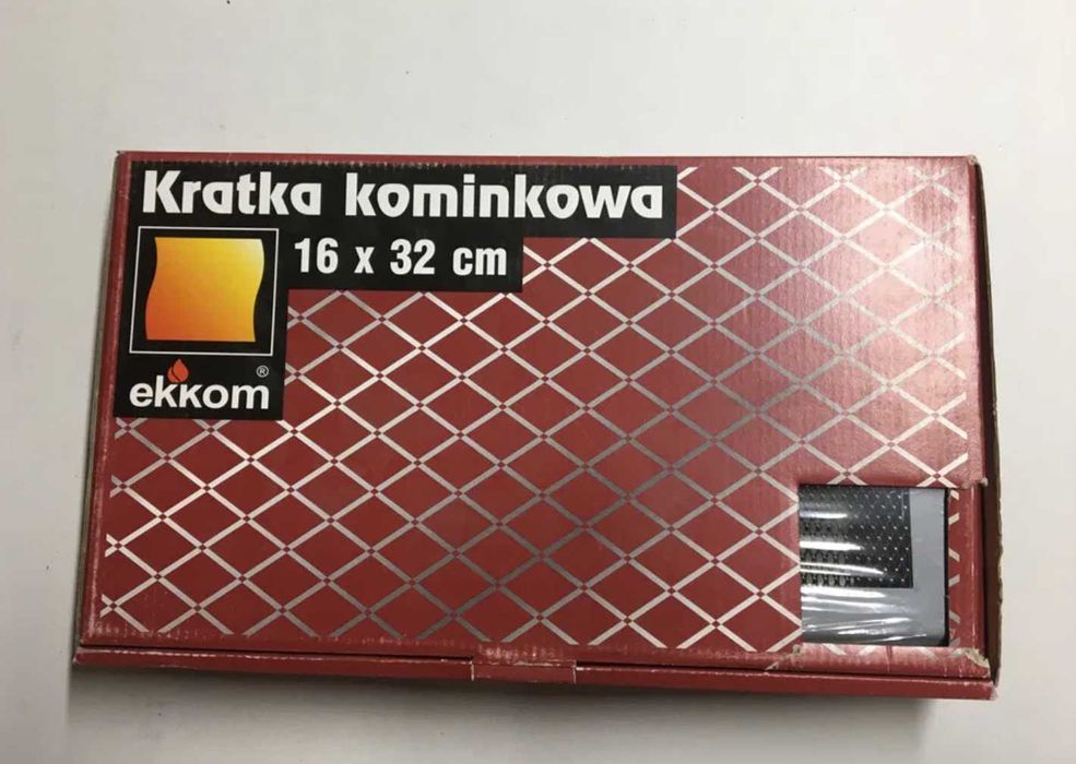 Kratka kominkowa 16 x 32 cm Inox