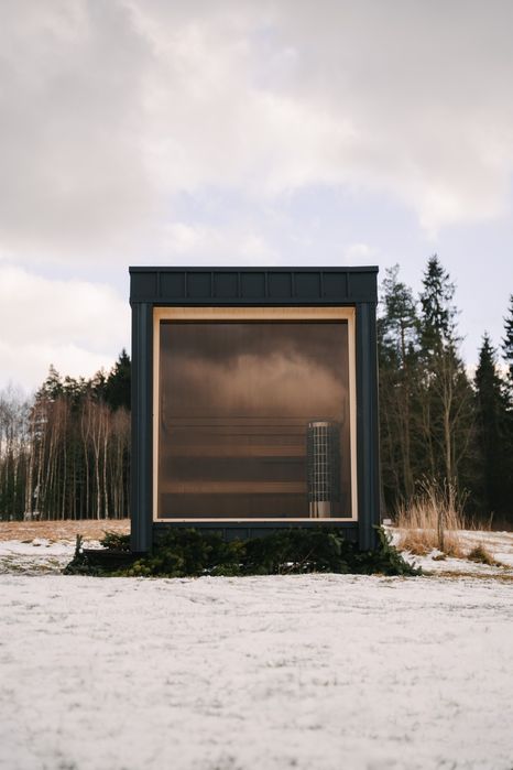 sauna ogrodowa zewnętrzna sucha premium elektryczna opalana drewnem