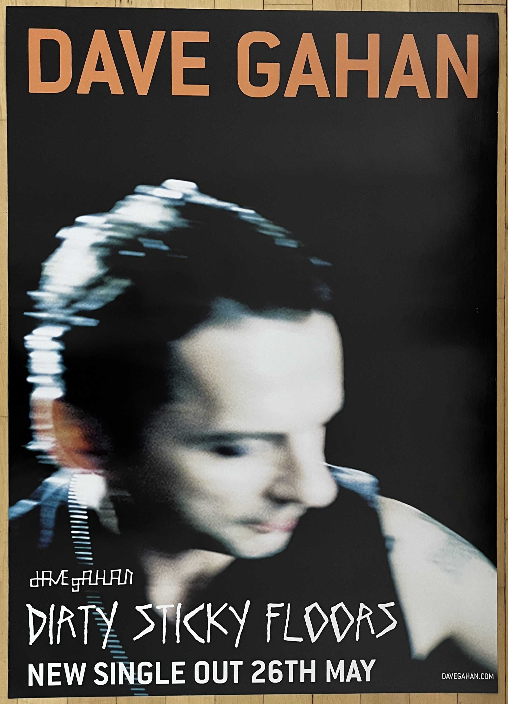 Dave Gahan Dirty Sticky Floor plakat reklamowy