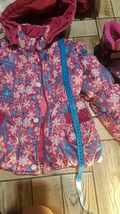 Зимний комбенизон і сапожки комбинезон зимовий термо на дівчинку комп