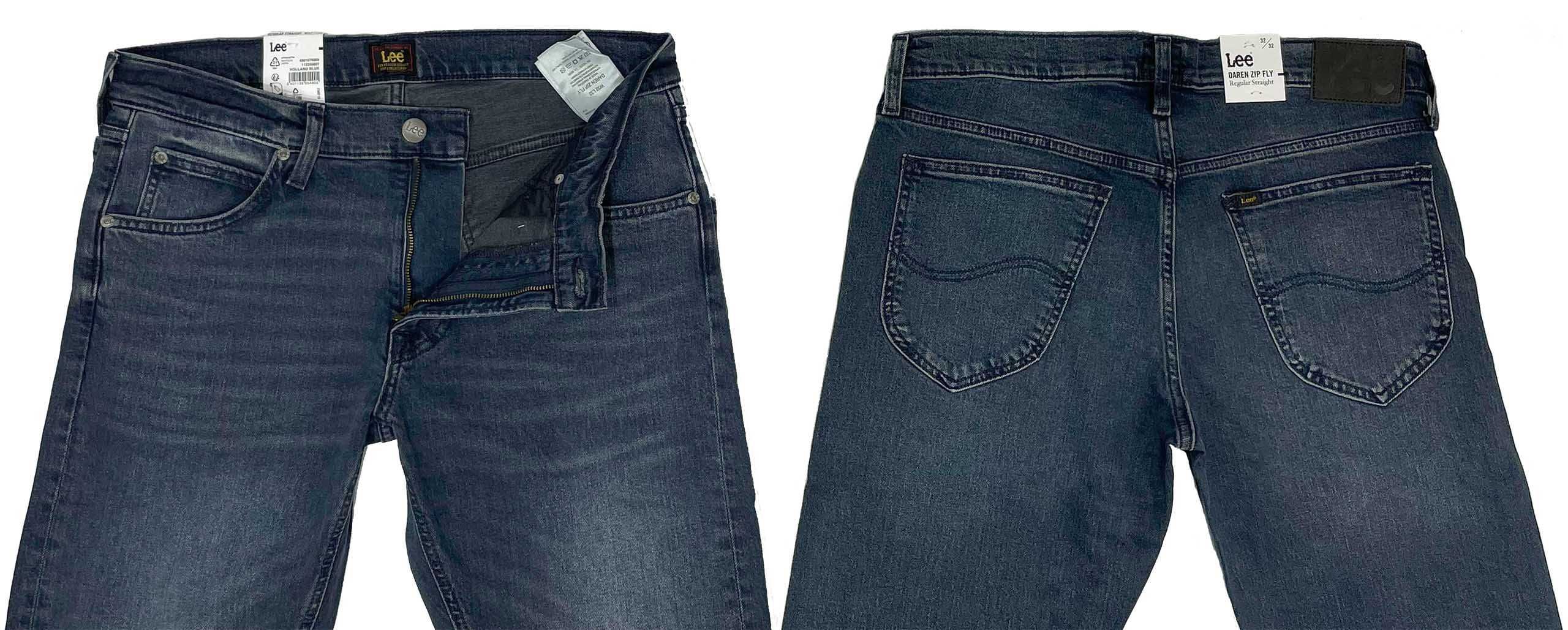 Spodnie męskie jeansy Lee Daren Zip Fly Holland Blue W38 L32