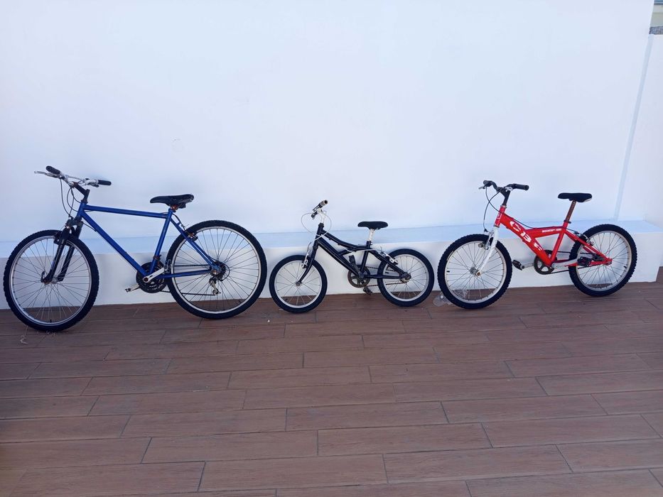 3 Bicicletas 150€ individual preço é diferente