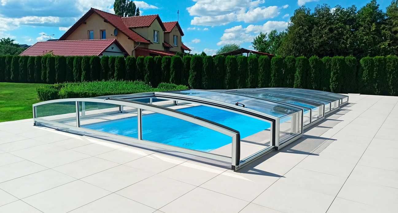 Zadaszenie basenowe Prestige 6,44 x 3,50 x 0,60m przykrycie gotowe !