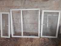 Okno z demontażu 141 x 139 białe