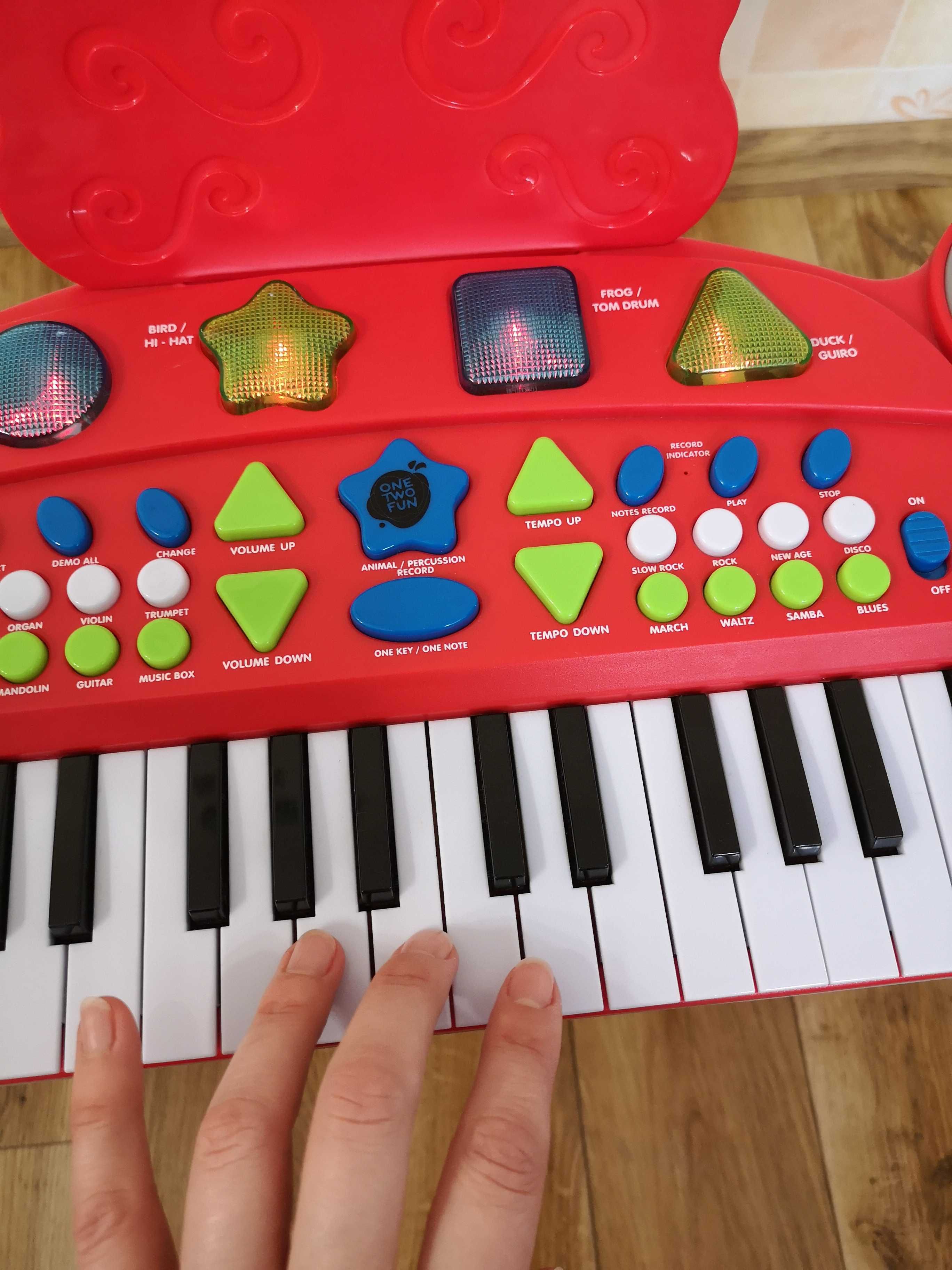 Keyboard elektroniczny pianinko dziecięce