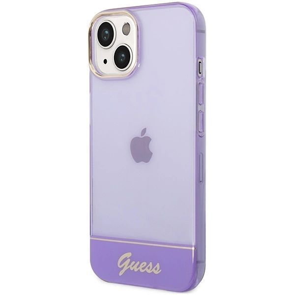 Etui Guess Translucent Na Iphone 14 Plus - Fioletowe
