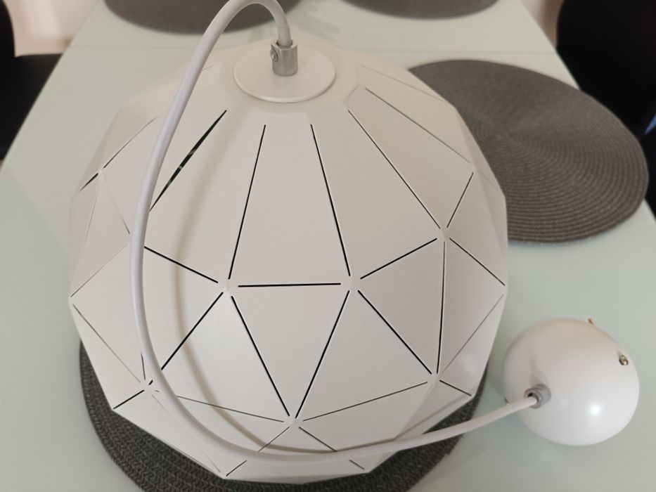 Lampa wisząca metalowa