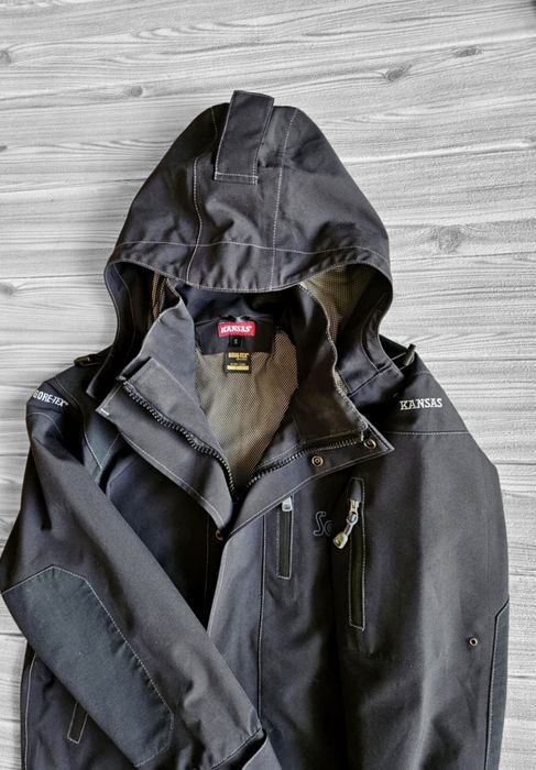 Kurtka robocza męska Kansas Goretex Gore-Tex wodoodporna kaptur S M