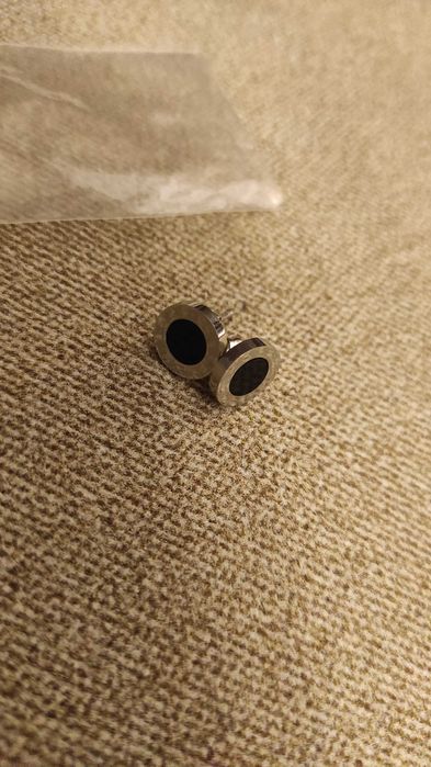 Okrągłe kolczyki stal chirurgiczna