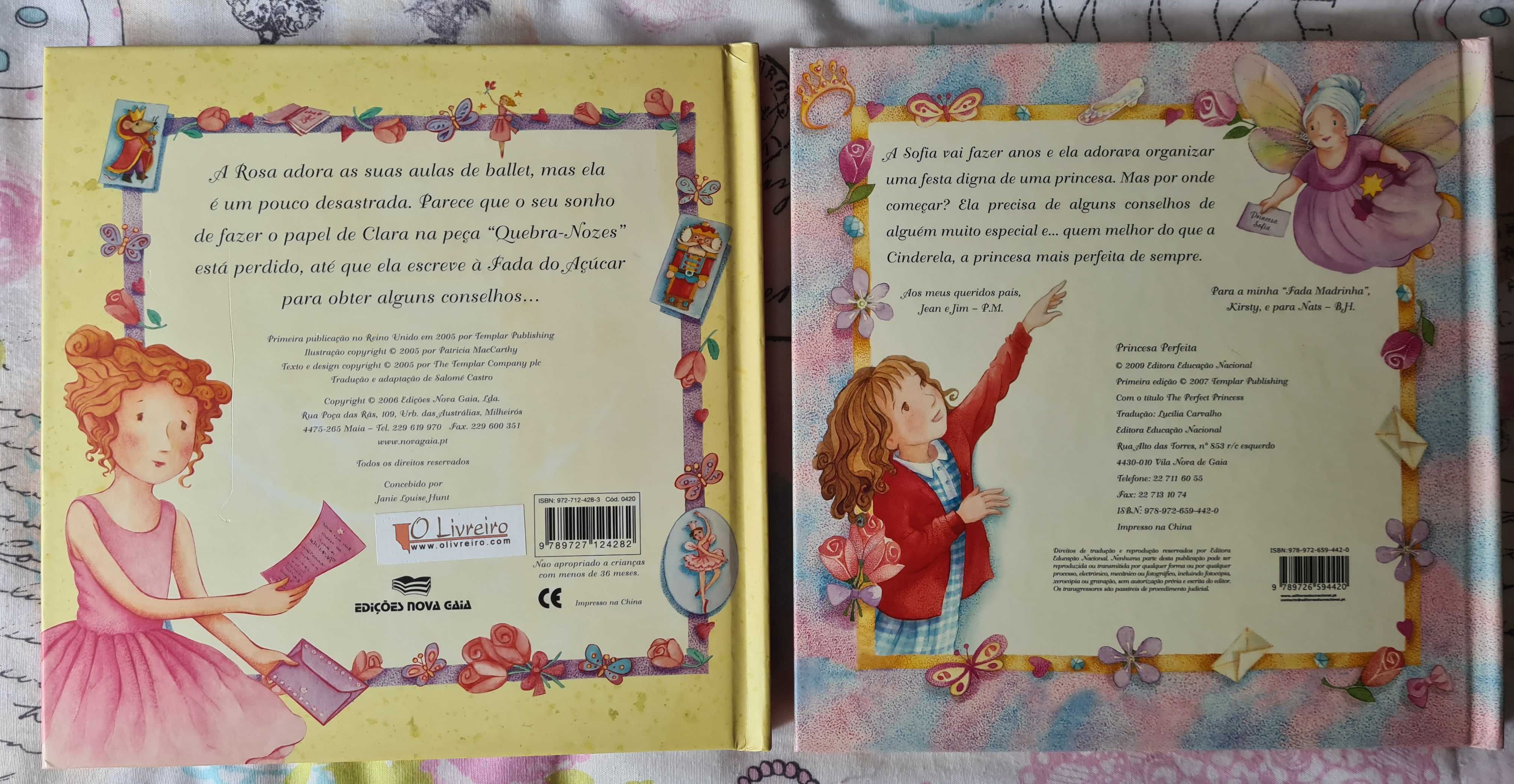 2 livros da coleção infantil da ilustradora Patrícia MacCarthy