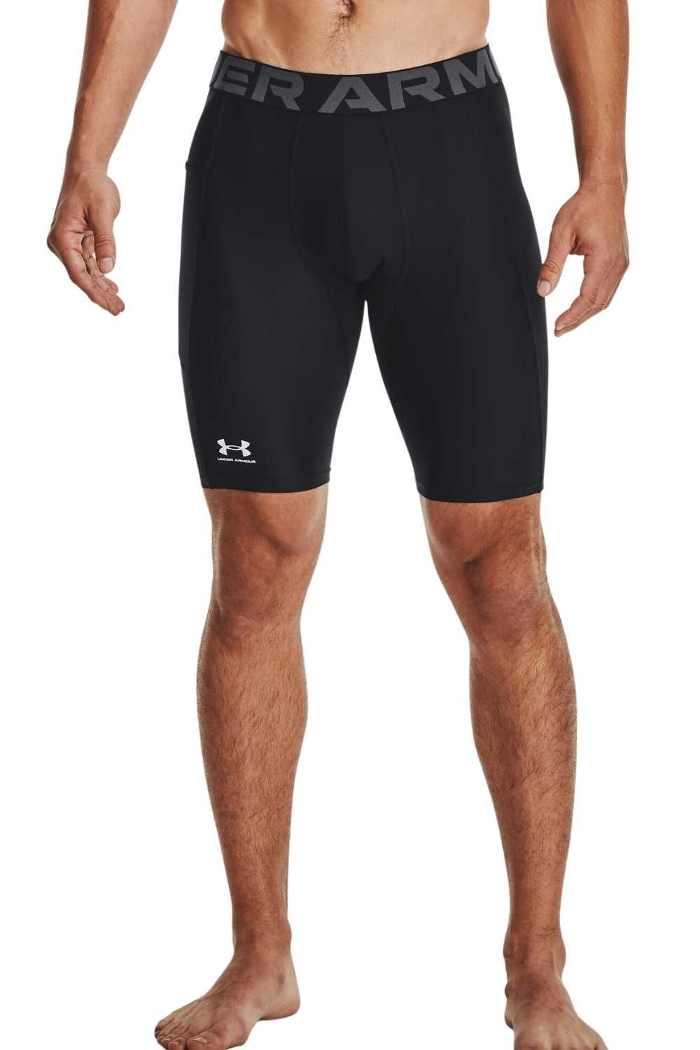 Męskie czarne spodenki Under Armour HeatGear: różne rozmiary