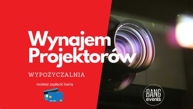 Projektory na wynajem | rzutnik, ekran, F-VAT | Weekend za 140