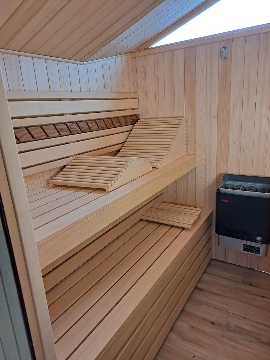 Sauna.Boazeria bezseczna do budowy sauny nowa
