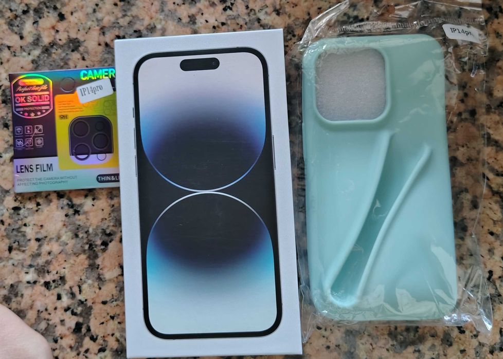 iPhone 14 Pro 256gb ainda selado +capa+película de câmera