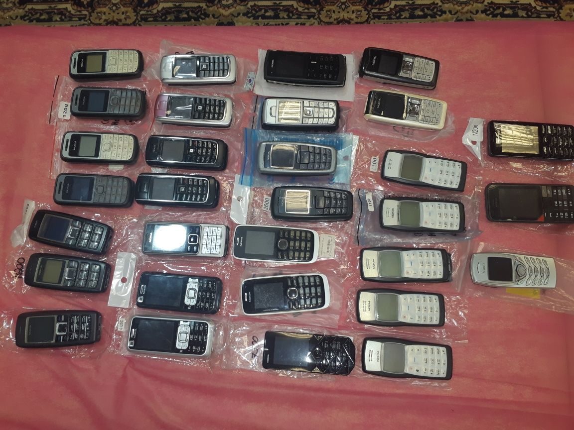 Nokia 6300,6233,6230i,2310,1600,6120с,6100,7500,1110,220,112,N73 и др.