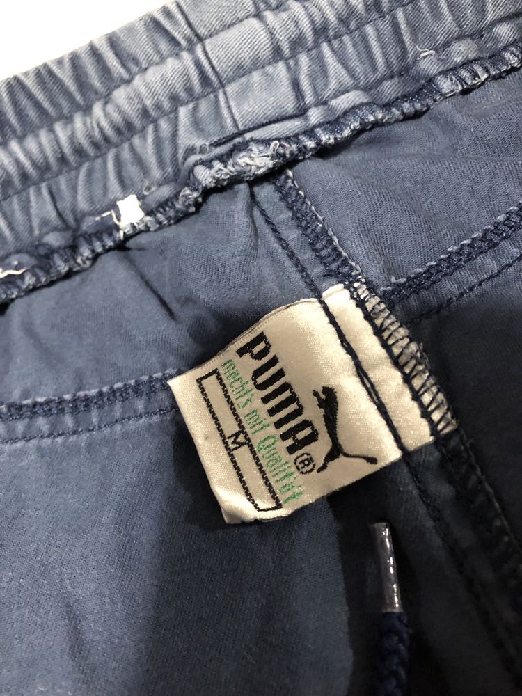 Spodnie dresy Puma rozmiar M granatowe vintage