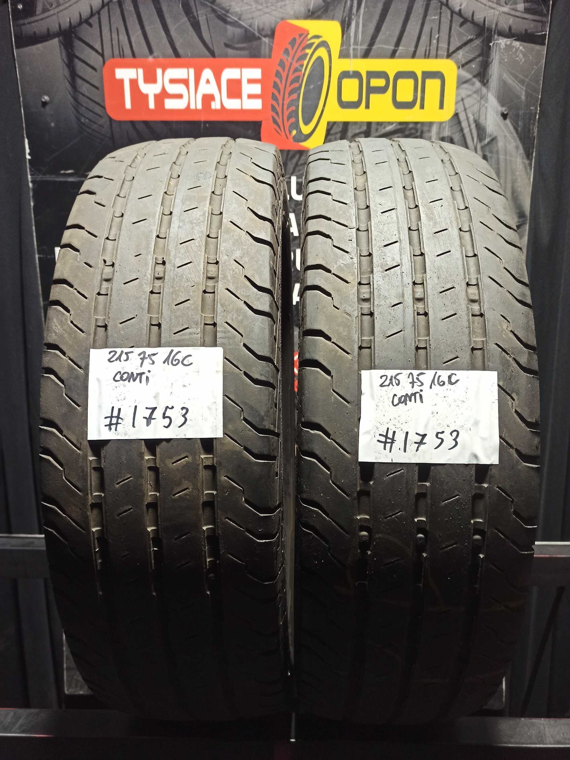 Opony Letnie 215/75/16C CONTINENTAL VANCONTACT #1753