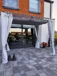 Pawilon ogrodowy pergola Horali 297x187x223 cm szary Naterial