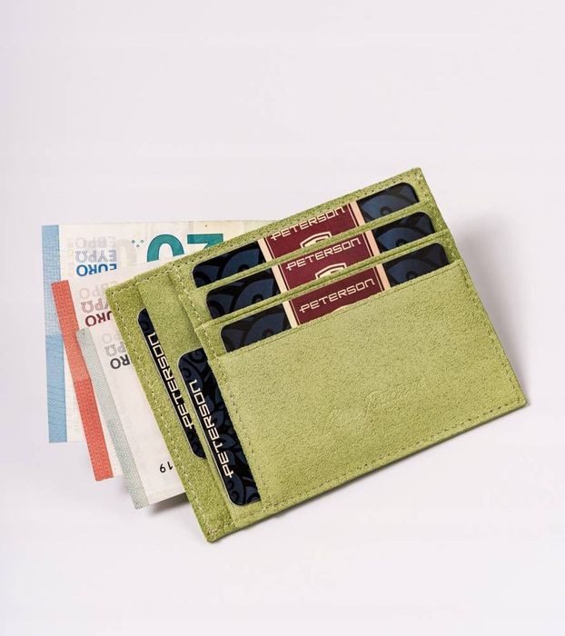 skórzane etui na dokumenty i banknoty - peterson