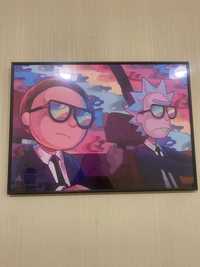 Картина Rick&Morty в рамке (70x50)