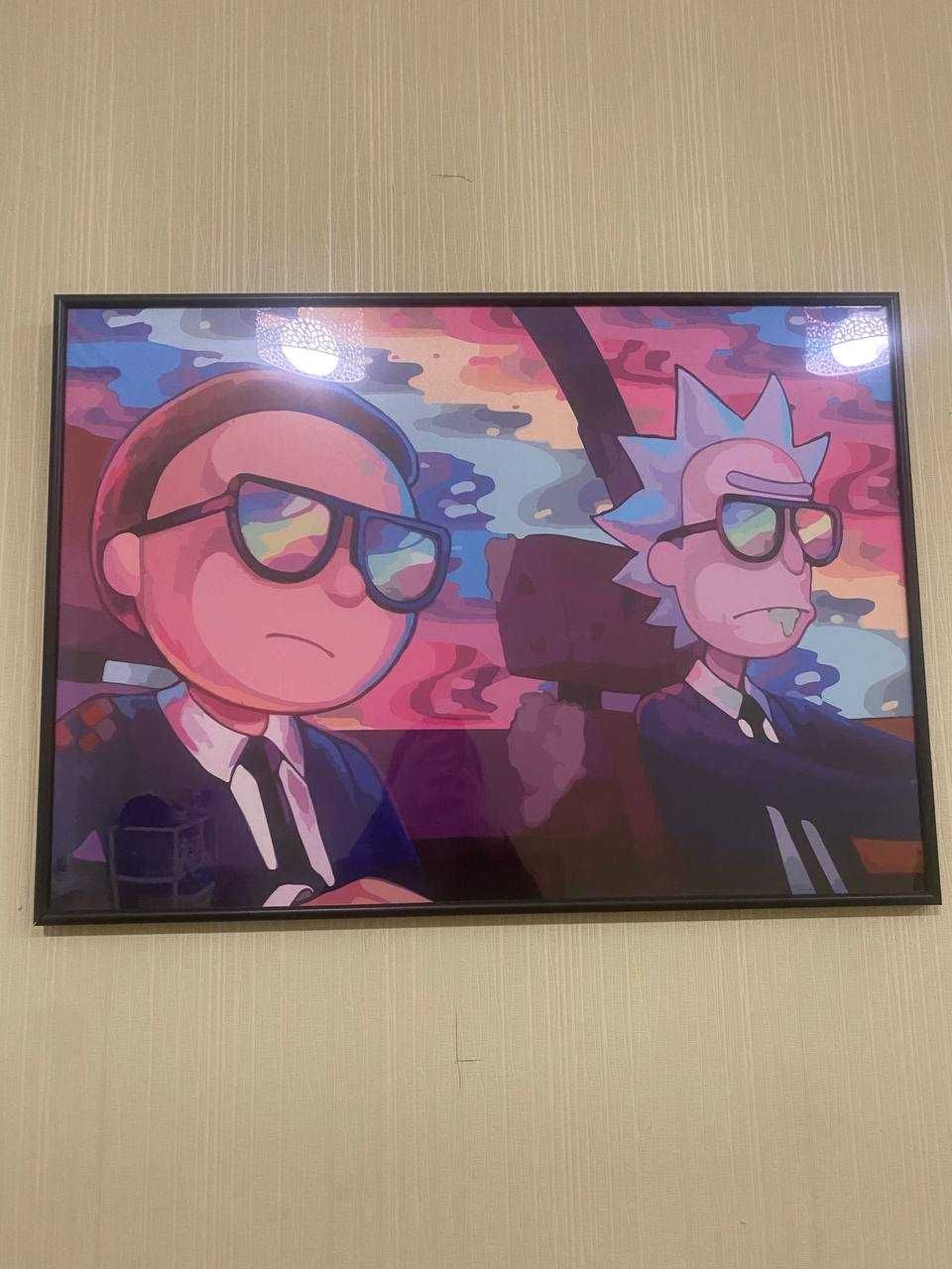 Картина Rick&Morty в рамке (70x50)