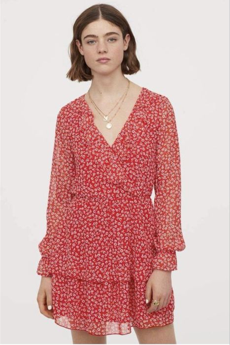 Платье шифон H&M 38