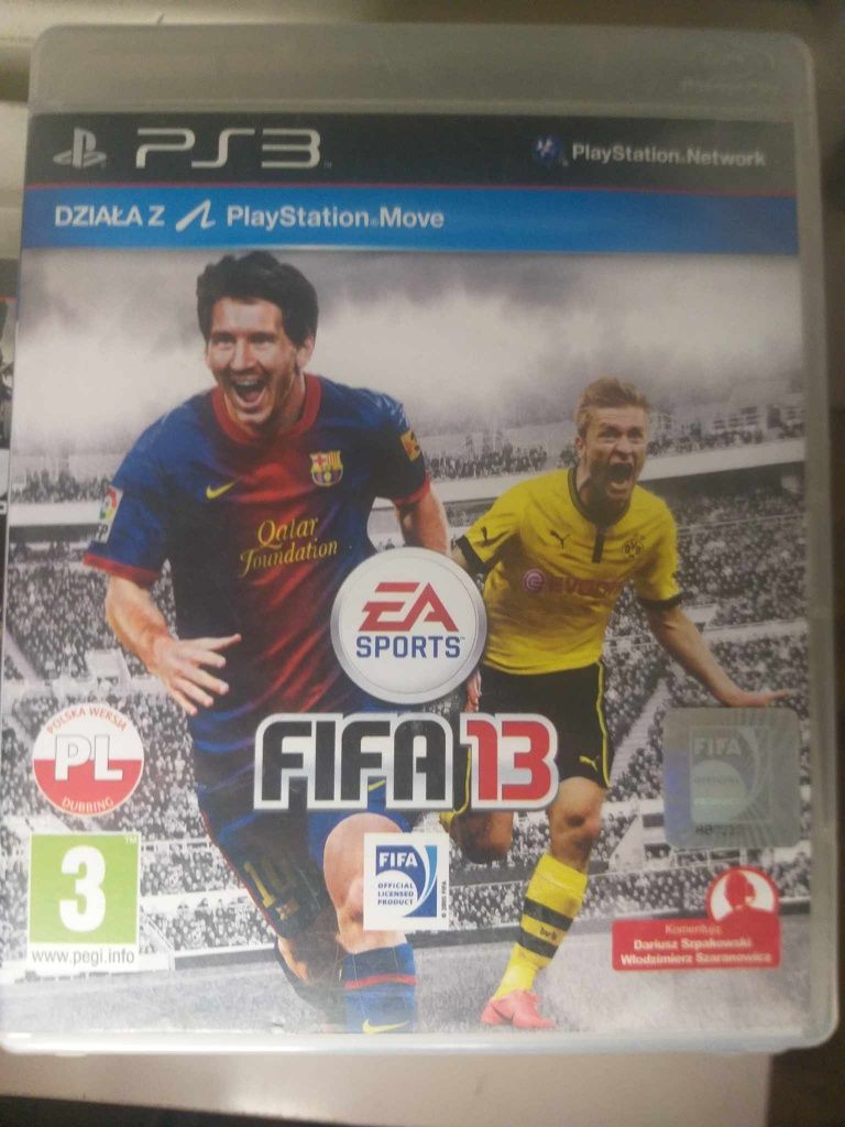 Gra: FIFA 13 PS3 Play Station PL Pudełkowa