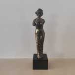 Escultura Vênus de Milo (Afrodite) - antiga em bronze e pedra
