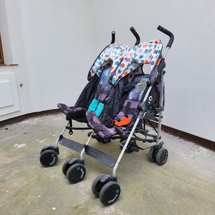 Wózek spacerowy podwójny