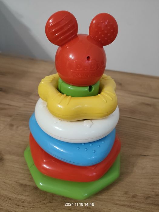 Baby Clementoni Piramidka układanka Disney myszka Miki