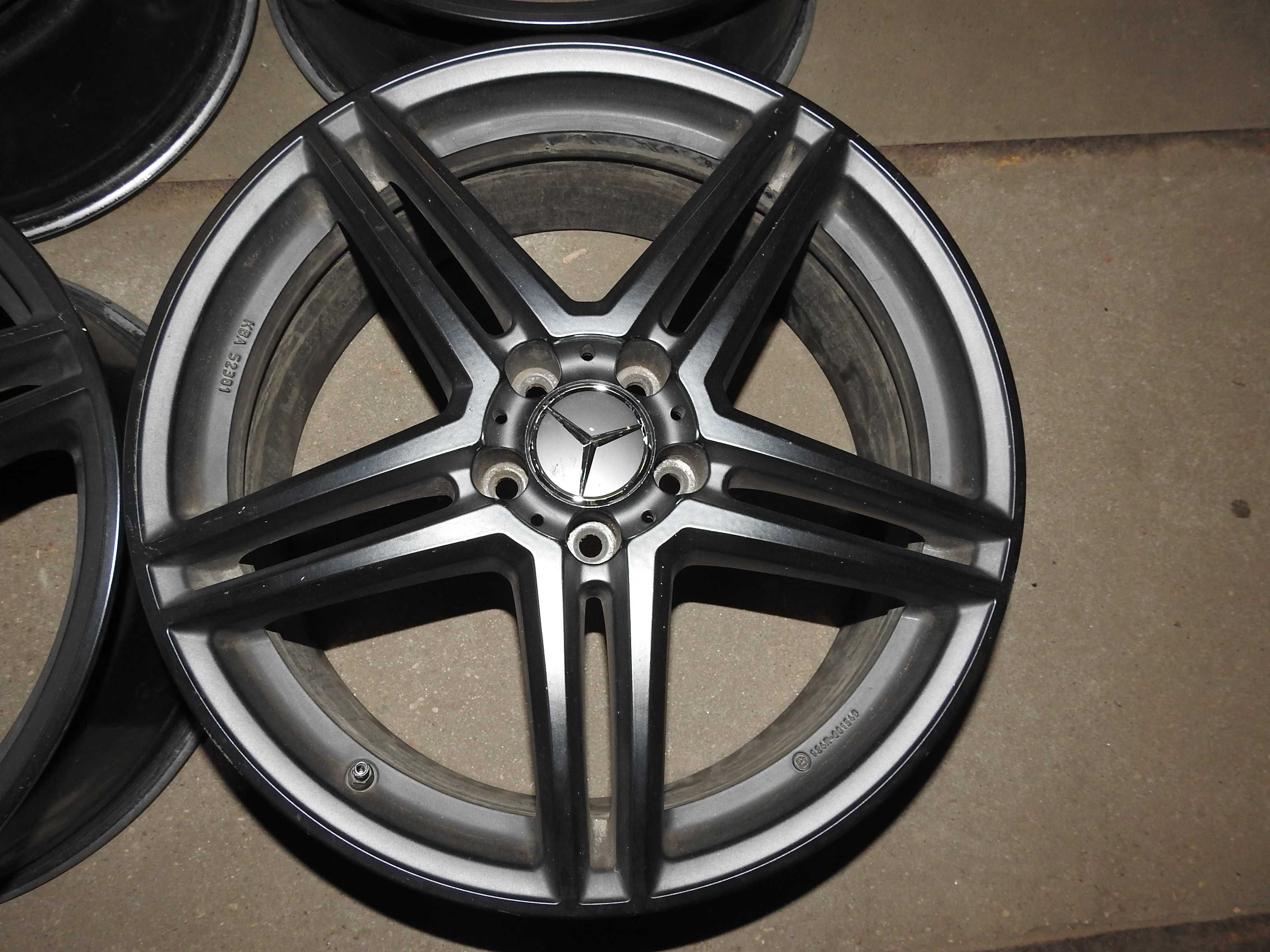 4x FELGI 19''5x112 ET44 8,5J BROCK Mercedes Piasta 66,6mm  TPMS