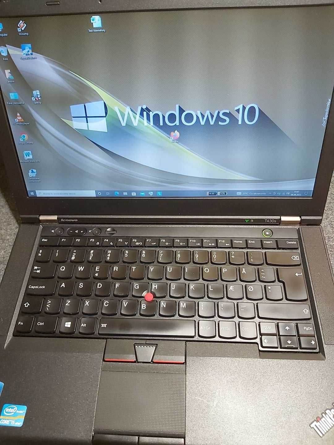 Lenovo t 430s i 5 /W 10/kamera/Gwarancja