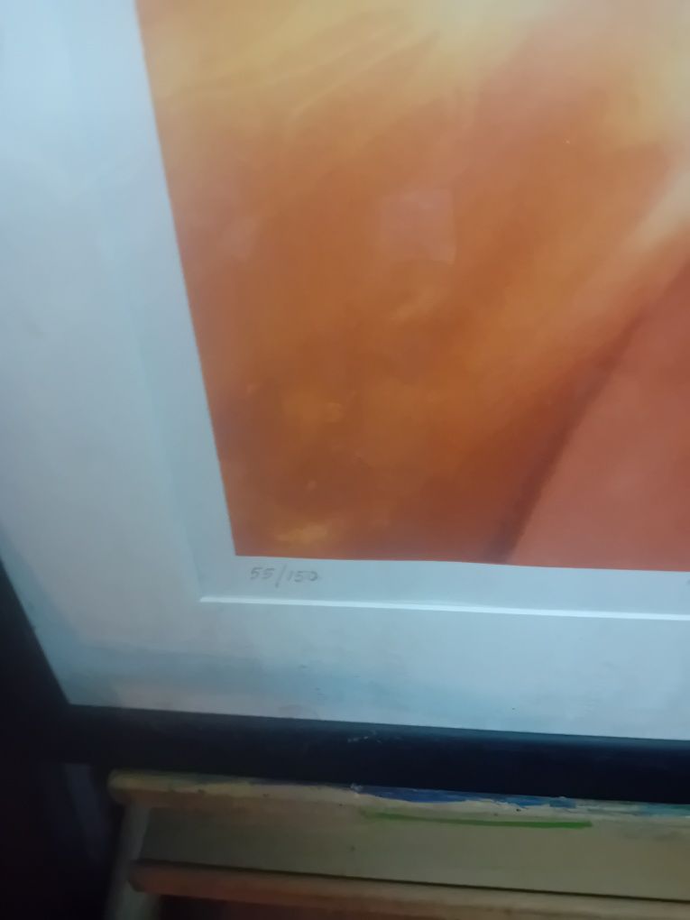 Serigrafia de Vieira  Baptista  com 86 x 100