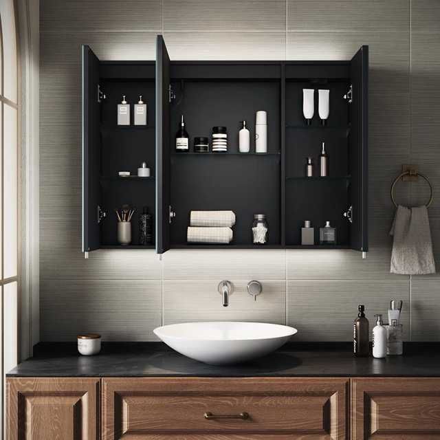 Szafka z lustrem/lustro/regał /półka /LED/90x65x13cm/SIRHONA !A2540-A!