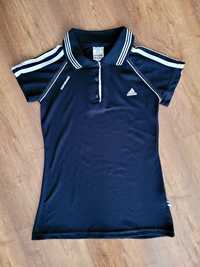 Granatowa koszulka Polo Adidas M damska