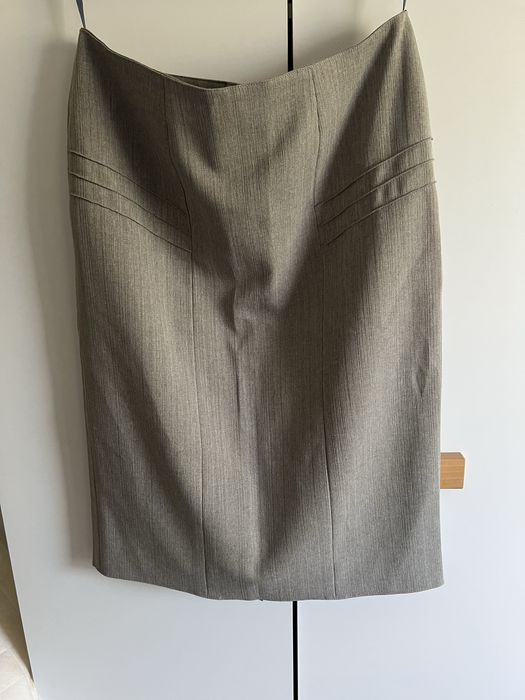 Szara dluga spodnica