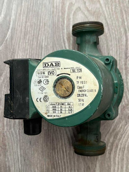 Насос Б/У циркуляционный DAB VA 55/180 Made in Italy