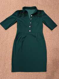 Сукня жіноча темно зеленого кольору