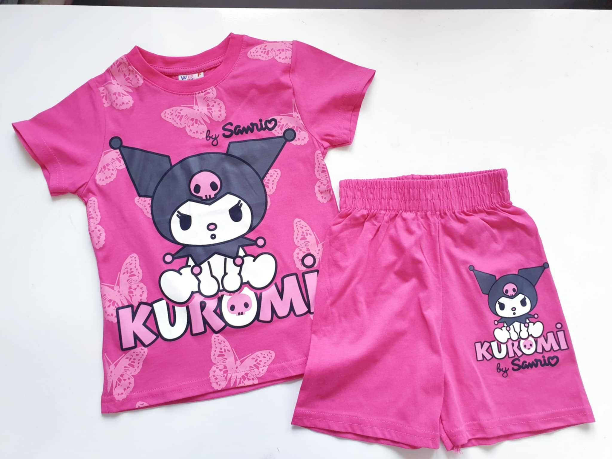 Kuromi nowy komplet dla dziewczynki 116 cm
