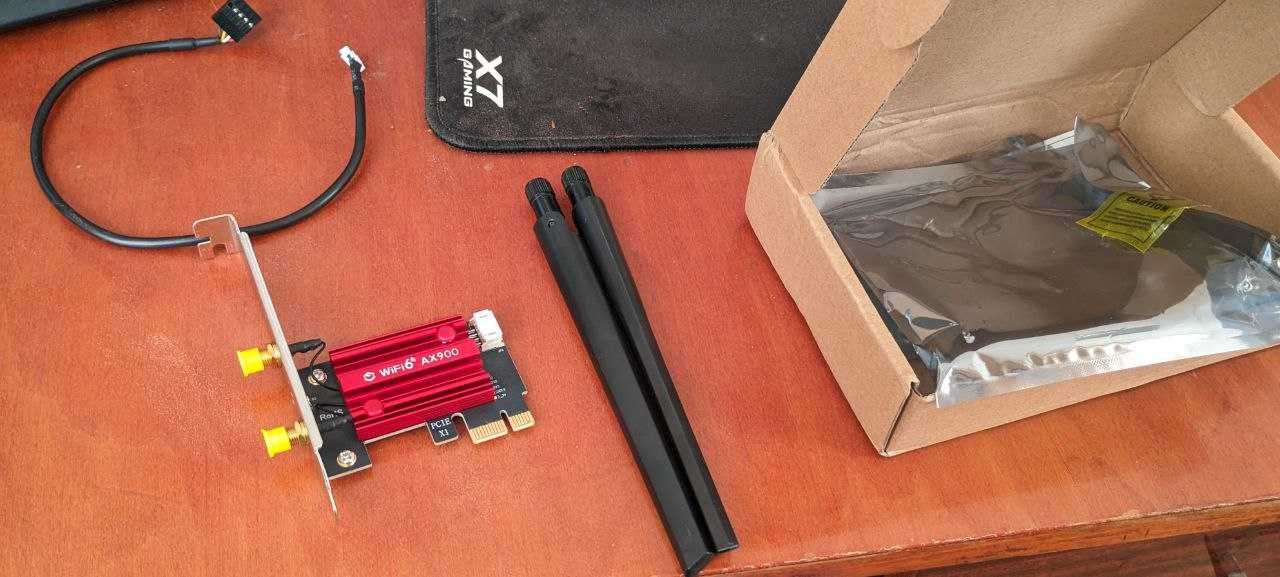 PCI-E Wi-Fi 6 адаптер AX900 + BT5.4