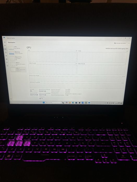 Notebook Gamer ASUS TUF F15 FX506HC