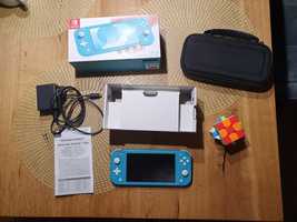 Nindendo Switch Lite Super stan polecam + karta 64 gb