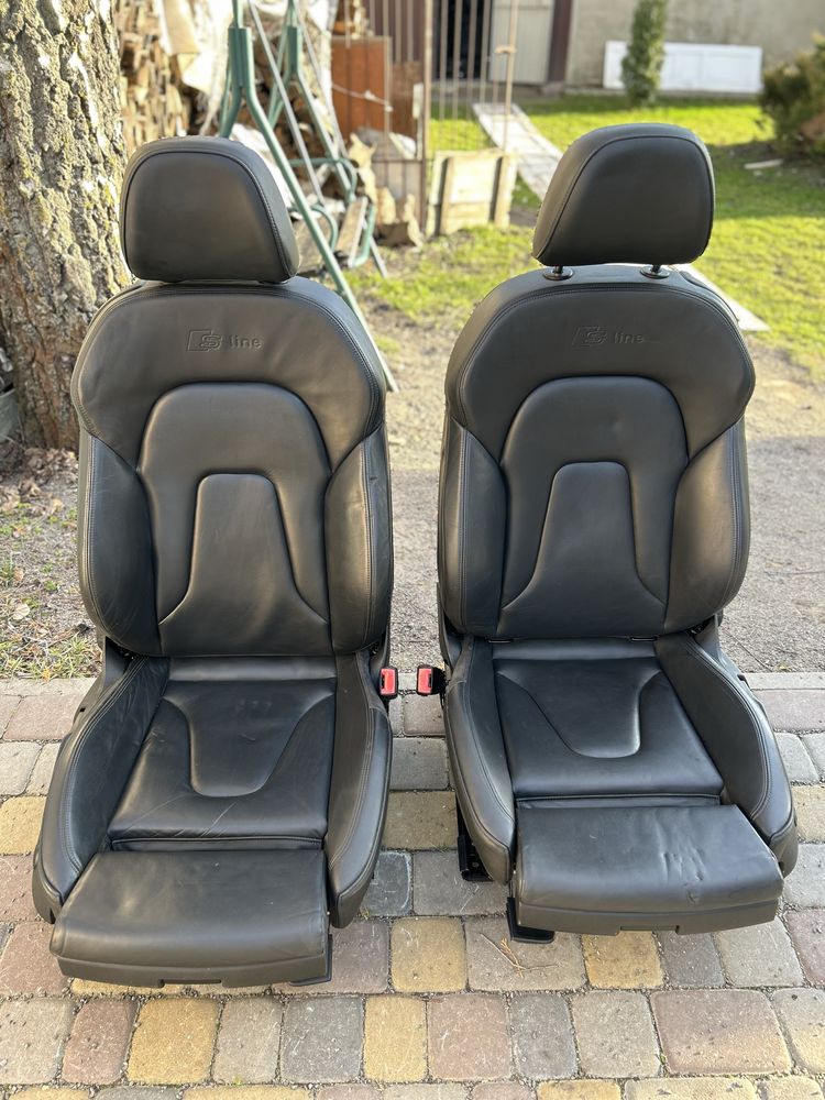 Продам передні шкіряні s-line сидіння від Audi A5