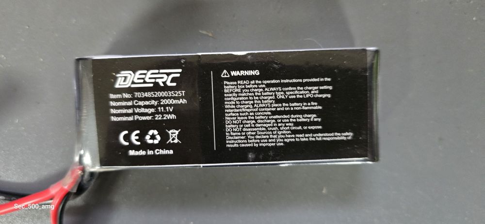 Akumulator Li-Po 3S 2000mAh 25C SEFU 11.1V deerc