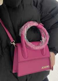 Сумка Jacquemus Le Chiquito Medium leather bag Pink