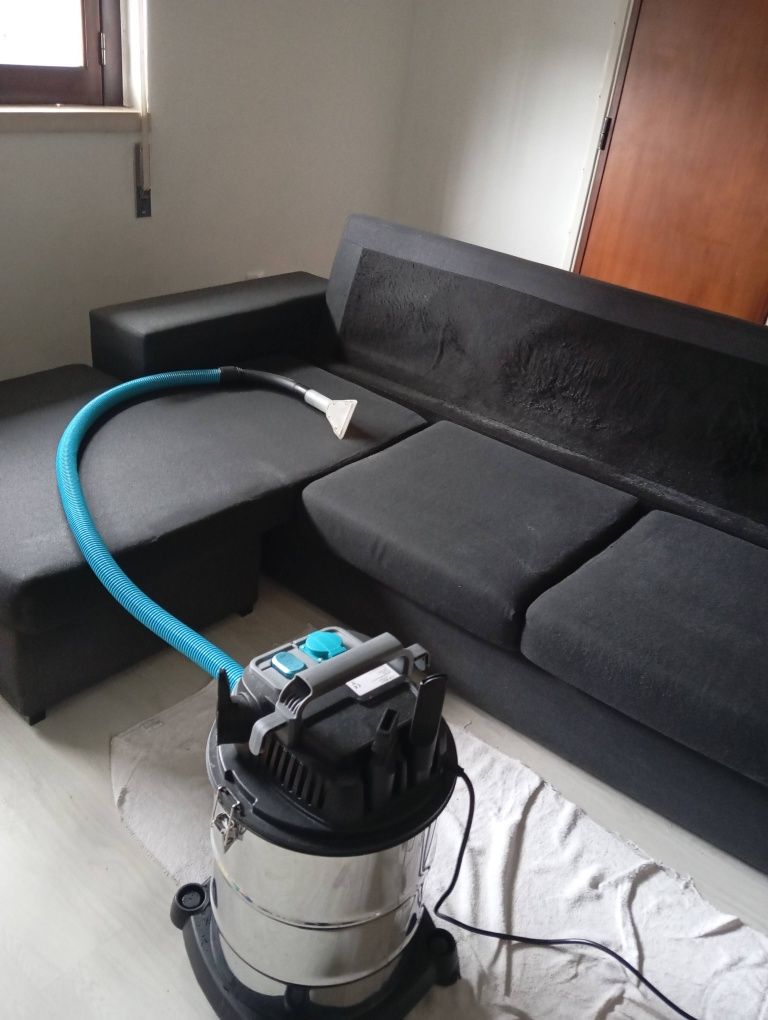 Higienização de estofos, tapetes e colchão